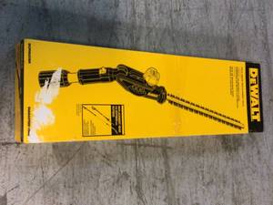 DEWALT 20-Volt MAX Pole Hedge Trimmer Head (Trimmer Head Only) Customer Returns See Pictures