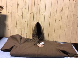 STYLE #J140 LOOSE FIT FIRM DUCK INSULATED FLANNEL-LINED ACTIVE JAC  SZ L Customer Returns See Pictures