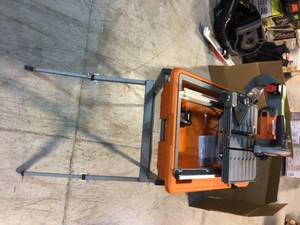 RIDGID 6.5 Amp Corded 7 in. Table Top Wet Tile Saw Customer Returns See Pictures