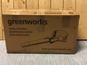 Greenworks 80V Pro Axial Blower with 2.5Ah Battery and Charger BL80L2510 Customer Returns See Pictures