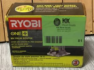 RYOBI ONE 18V Cordless Fixed Base Trim Router (Tool Only) Customer Returns See Pictures