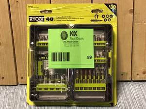 RYOBI Impact Rated Driving Kit (40-Piece) Customer Returns See Pictures