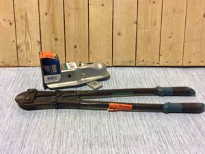 TowSmart 2 in. Ball Coupler with 2-12 in. to 3 in. Adjustable Collars  PLUS CUTTER BOLT Customer Returns See Pictures
