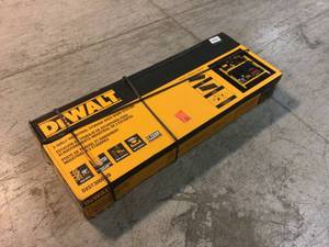 Yellow 2-Shelf Garage Storage Workbench Kit by DEWALT Customer Returns See Pictures