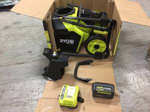 40V HP Brushless 18 in. Single-Stage Cordless Electric Snow Blower with 6.0 Ah Battery and Charger by RYOBI Customer Returns See Pictures