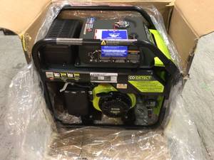 4000-Watt Gasoline Powered Digital Inverter Generator with CO Shutdown by RYOBI Customer Returns See Pictures