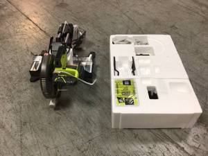 15 Amp 10 in. Sliding Compound Miter Saw with LED by RYOBI Customer Returns See Pictures