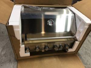 4-Burner Built-in Propane Gas Island Grill Head in Stainless Steel with Searing Main Burner and Rotisserie Burner by KitchenAid Customer Re3turns See Pictures