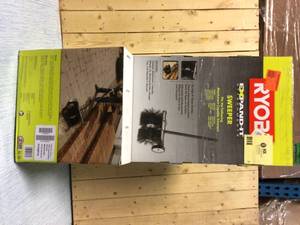 lot 2 image: RYOBI Expand-It Sweeper Attachment Customer Returns See Pictures