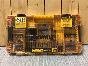 lot 38 image: DEWALT MaxFit Steel Drill and Driving Bit Set (160-Piece) Customer Returns See Pictures