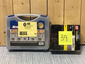 lot 39 image: MIX LOT OF KREG NAILS Customer Returns See Pictures
