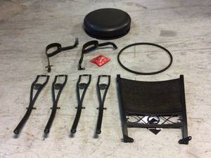 lot 68 image: Powell Company  Carter Bar Stool Customer Returns See Pictures