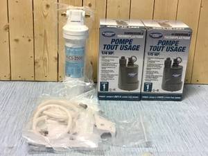 lot 71 image: Superior Pump 14 HP Submersible Thermoplastic Utility Pump Customer Returns See Pictures