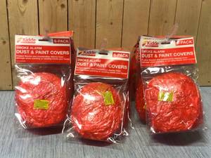 lot 96 image: Kidde Smoke Detector Dust and Paint Covers Customer Returns See Pictures