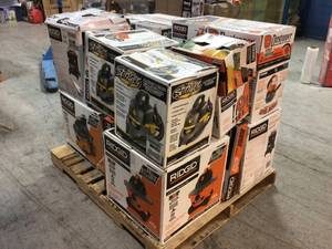 lot 103 image: Lot of Ridgid Shop Vacs Various Sizes and Conditions See Pictures