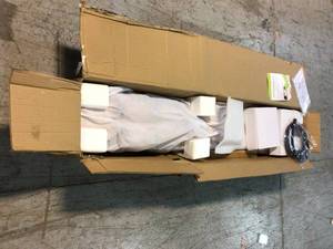 lot 8 image: AKDY 57 In. 8-Jet Multifunction Shower Panel System With Adjustable Rainfall Shower Head And Handheld Shower head Customer Returns See Pictures