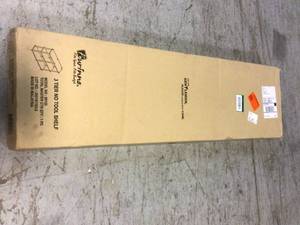 lot 30 image: Furinno 29.5 in. EspressoBlack Plastic 3-shelf Etagere Bookcase with Open Back Customer Returns See Pictures