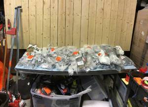 lot 83 image: HUGE MIX LOT OF LIBERTY HARDWARE Customer Returns See Pictures