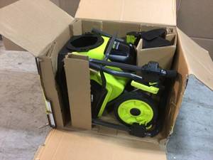 lot 109 image: 40V HP Brushless 18 in. Single-Stage Cordless Electric Snow Blower (Tool-Only ) by RYOBI Customer Returns See Pictures