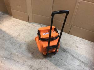 lot 110 image: 1625 CFM Blower Fan Air Mover with Handle and Wheels by RIDGID Customer Returns See Pictures