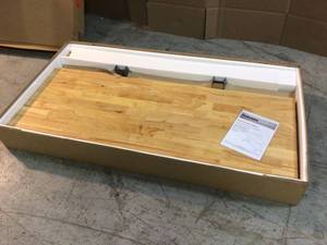 lot 111 image: 62 in. Adjustable Height Work Bench Table by Husky Customer Returns See Pictures