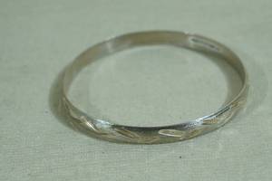 lot 23 image: Sterling Silver Bangle Bracelet