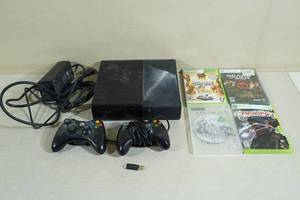 lot 47 image: Microsoft XBOX 360 E Video Game System with Games - 4GB