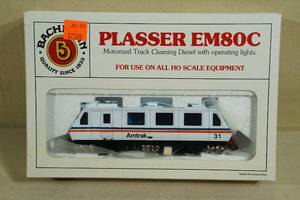lot 63 image: Bachmann Plasser EM80C Motorized Track Cleaning Diesel - HO