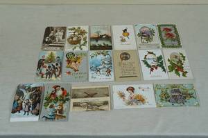 lot 84 image: Antique Early 1900s Postcards - Halloween, Christmas, Thanksgiving