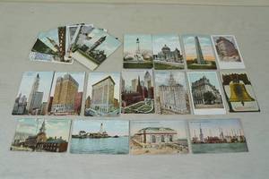 lot 86 image: Antique Early 1900s Postcards - Eastern US, NY, Boston