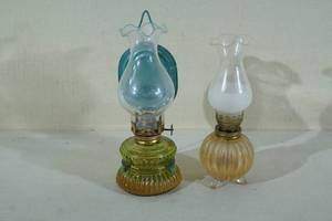 lot 75 image: Small Oil Lamps