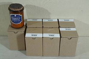 lot 136 image: Northern Lights Whiskey and Tobacco Candles