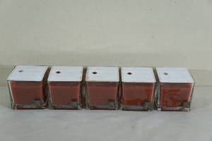 lot 137 image: Aromatique Hand Crafted Pumpkin Spice Candles
