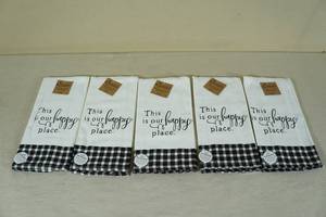 lot 134 image: Our Happy Place Dual Purpose Kitchen Towels