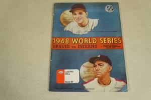 lot 2 image: 1948 World Series Program - Cleveland vs Boston