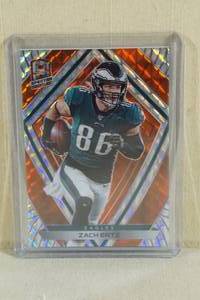 lot 59 image: 2020 Panini Spectra Zach Ertz Prizm Card - 515