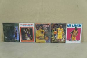 lot 107 image: Kobe Bryant Cards - Masters, Encore, Heritage
