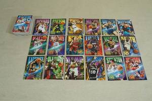 lot 112 image: Skybox Z Force Stickers - Smith, Mutombo, Mullin, Payton