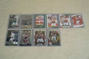 lot 73 image: Mac Jones Rookie Cards - Sage, Prizm, Playbook, Score, Prestige