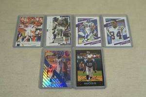 lot 93 image: Randy Moss Cards - Vikings and Patriots