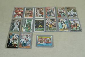 lot 96 image: Football Cards - Montana, Favre, Marino, McNabb