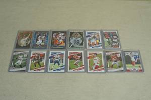 lot 98 image: Football Cards - Peyton Manning, Mahomes, Brady