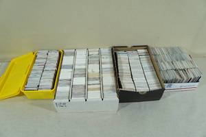 lot 142 image: Mixed Sports Cards - Late 80s to Mid 90s - Baseball, Basketball, Football