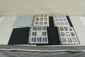 lot 144 image: 4 Binders of Basketball Cards - Early 90s
