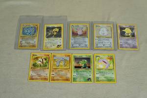 lot 159 image: Vintage Red Number Pokemon Cards - Holo, Shadowless, Rare