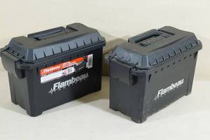 lot 39 image: 2 Flambeau Tactical Plastic Ammo Cans
