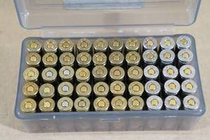 lot 69 image: 50 Reloaded .38 Super Ammo