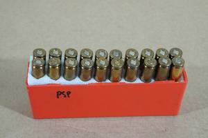 lot 85 image: 20 Reloaded .243 Win PSP Ammo