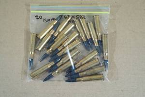 lot 105 image: 20 Norma 7.62 x 54R HP Ammo
