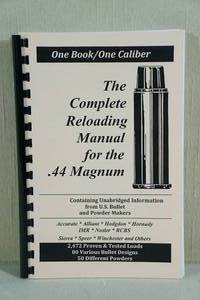 lot 126 image: One Book One Caliber Reloading Manual for .44 Magnum